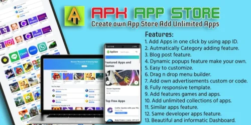 APK App Store - Ultimate APK Downloader PHP Source Code