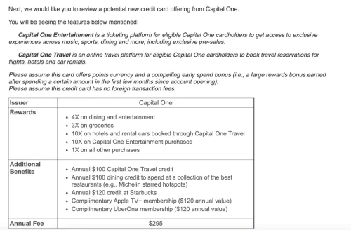 Capital One Could Introduce a New Savor X Card This December