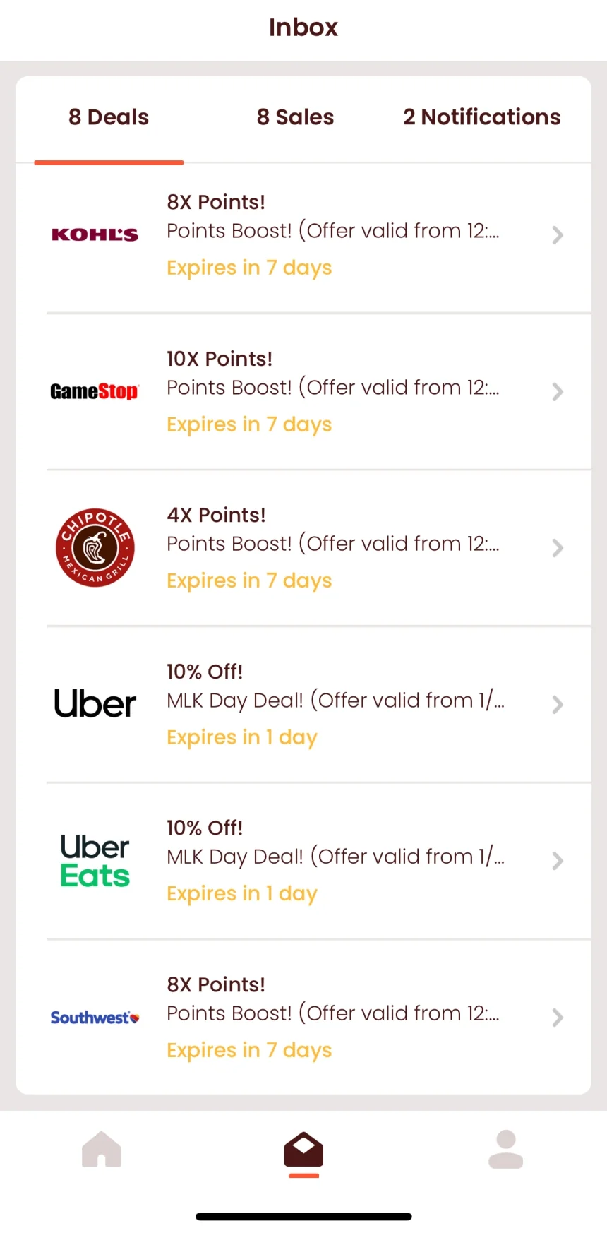 [Expired] Pepper: Save On Southwest, Uber, Chipotle, Giant Eagle &#038; More (Stack With Amex Offer)