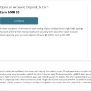 Topcashback: Valley Direct High Yield Savings Account $150 Bonus (& $100 Checking Bonus