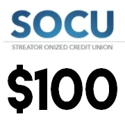 [IL only] Streator Onized Credit Union (SOCU) $100 Checking Bonus