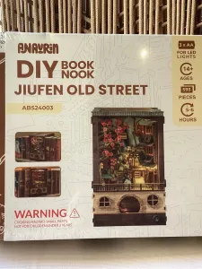 Anavrin DIY Book Nook Jiufen Old Street - 3d wooden puzzle